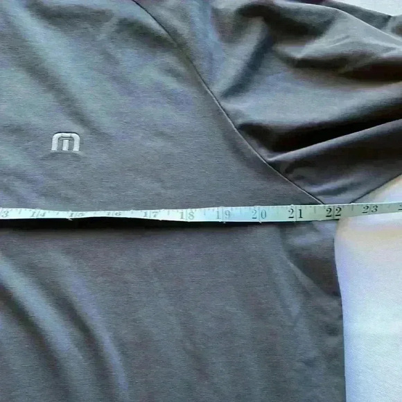 Travis Mathew Sweater Mens M Gray 1/4 Zip Pullover Long Sleeve Golf Pockets - Picture 9 of 12